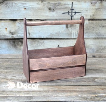 Ящик с круглой ручкой H30x30x15 см