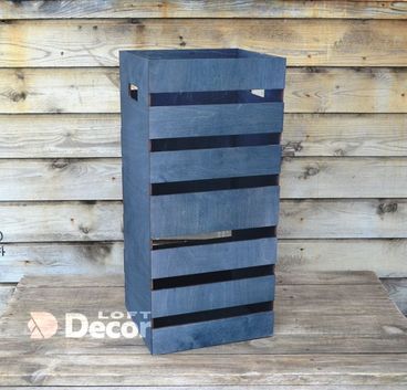 Ящик деревянный реечный 32x29xh70 см