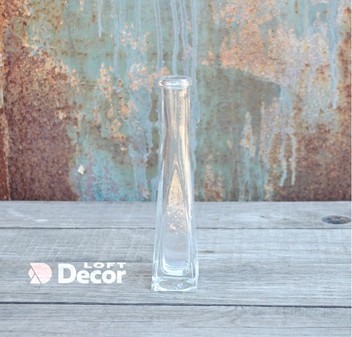 Стеклянная Ваза Стрелки H20xD4 см