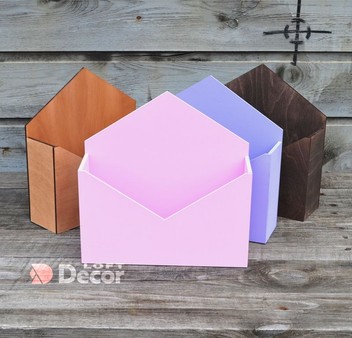Ящик деревянный Конверт h24x25x7.5 см